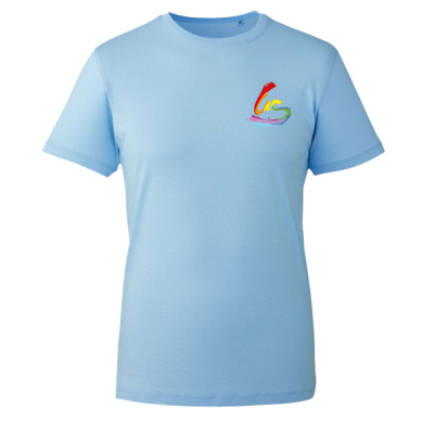 Certified organic cotton T shirt- Pride Logo Thumbnail